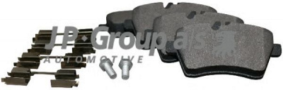 JP GROUP 1363601510 -  Комплект тормозных колодок, дисковый тормоз